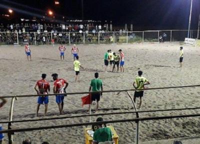 شروع لیگ برتر فوتبال ساحلی در مردآباد یزد
